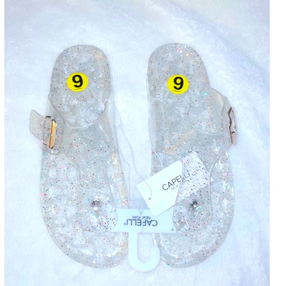 Capelli Jelly Glitter Sandals